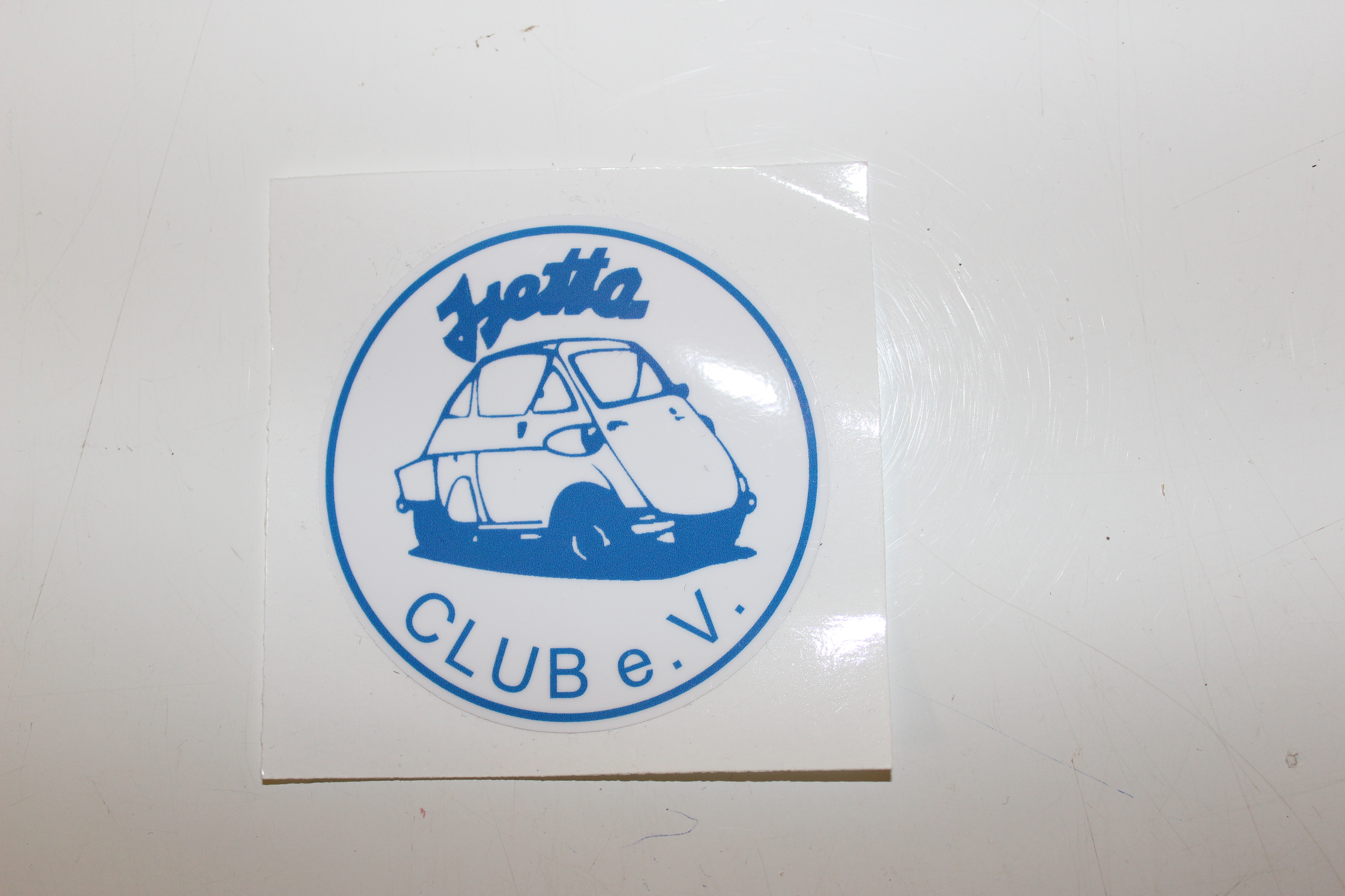Aufkleber rund Isetta Club 70mm
