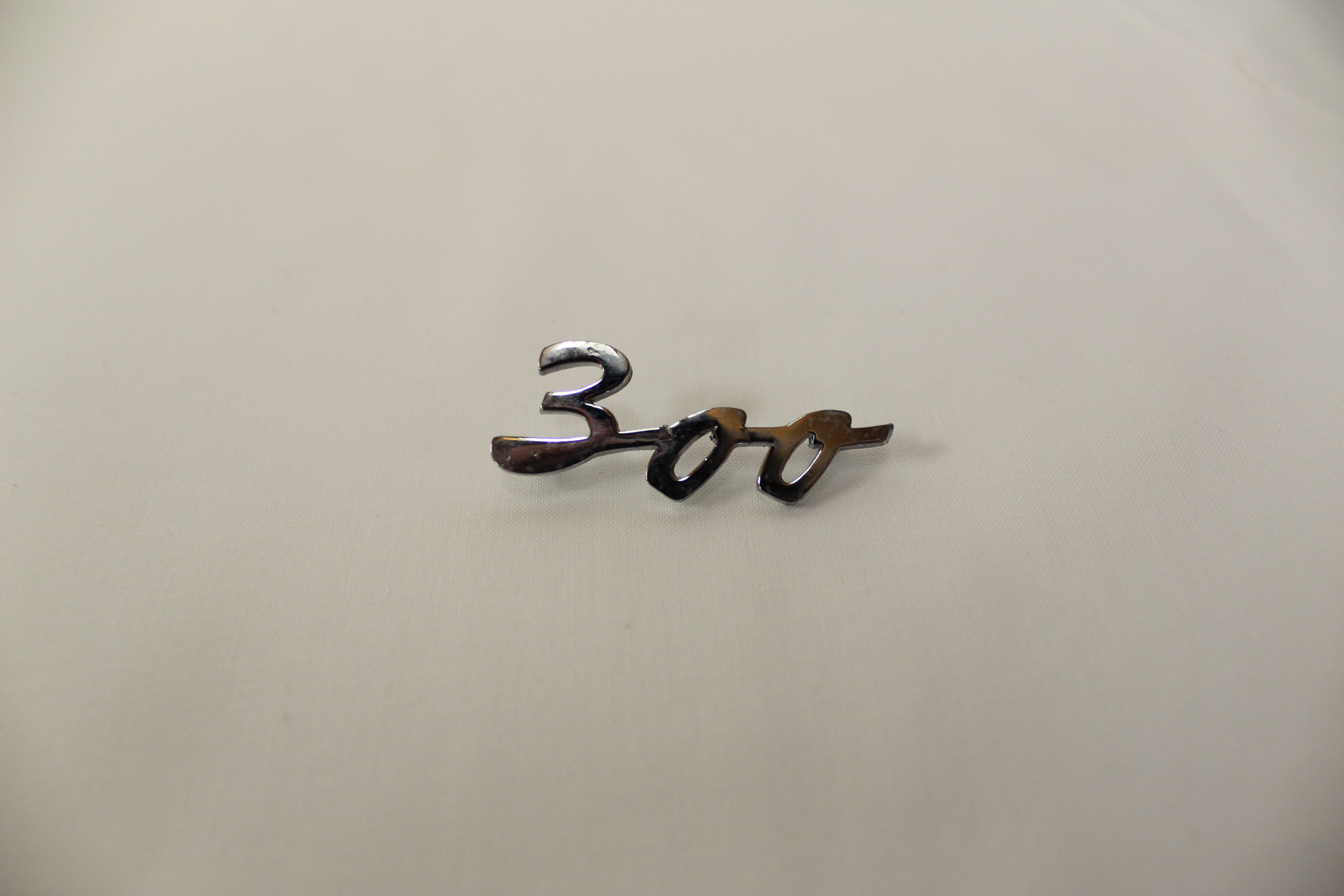 300, bis BJ57, Schriftzug, verchromt