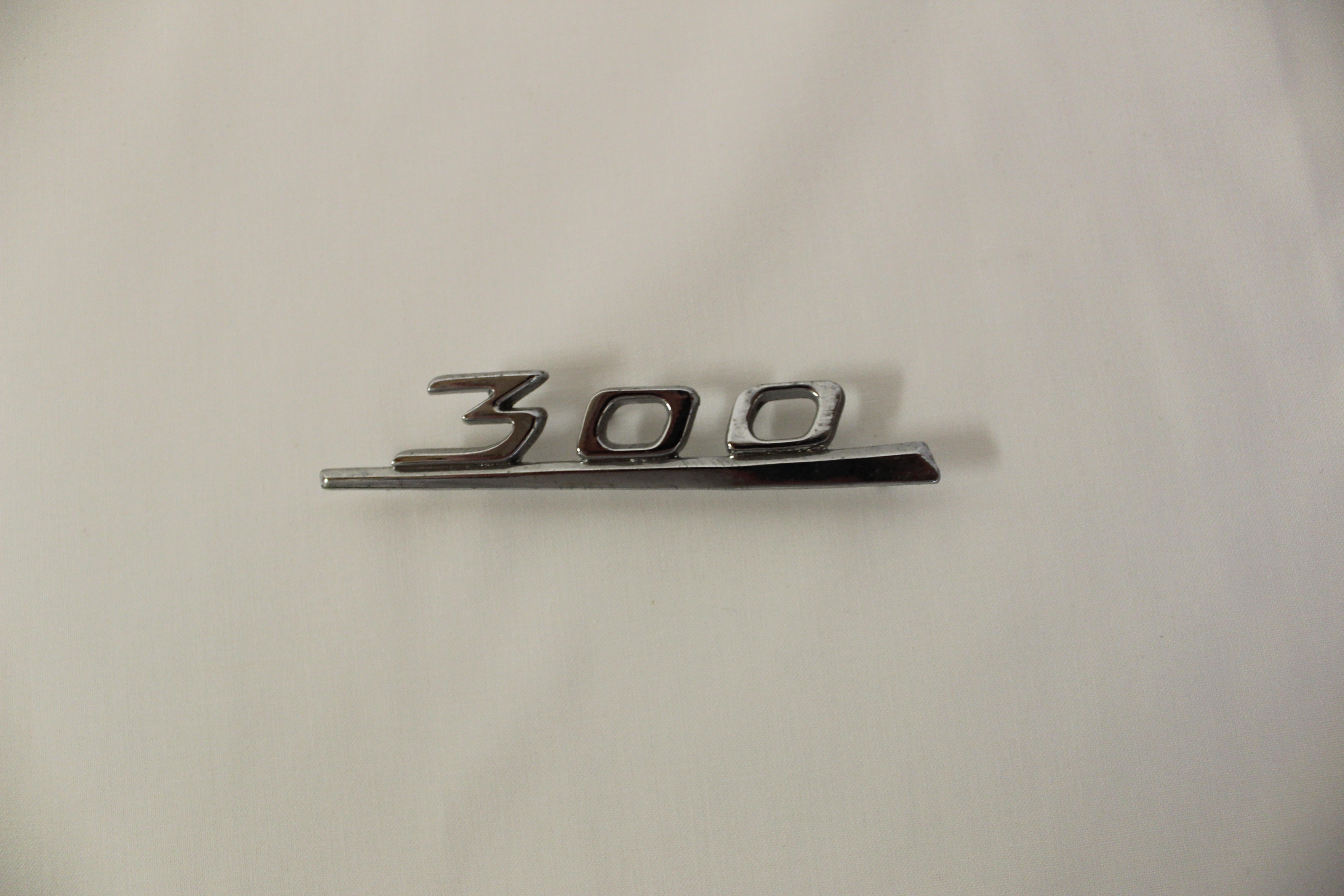 300, ab BJ58, Schriftzug, verchromt