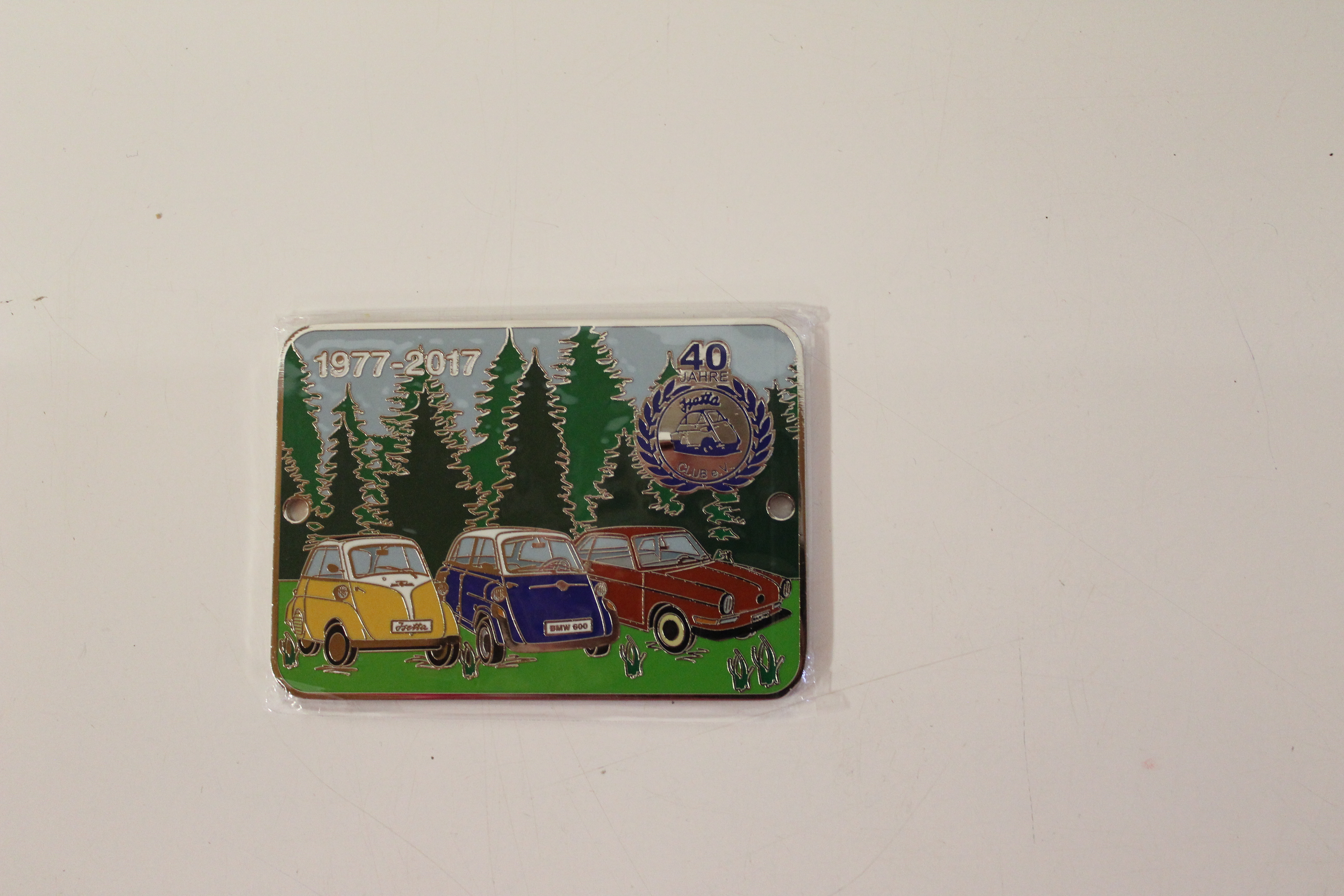 Plakette 40 Jahre Isetta-Club