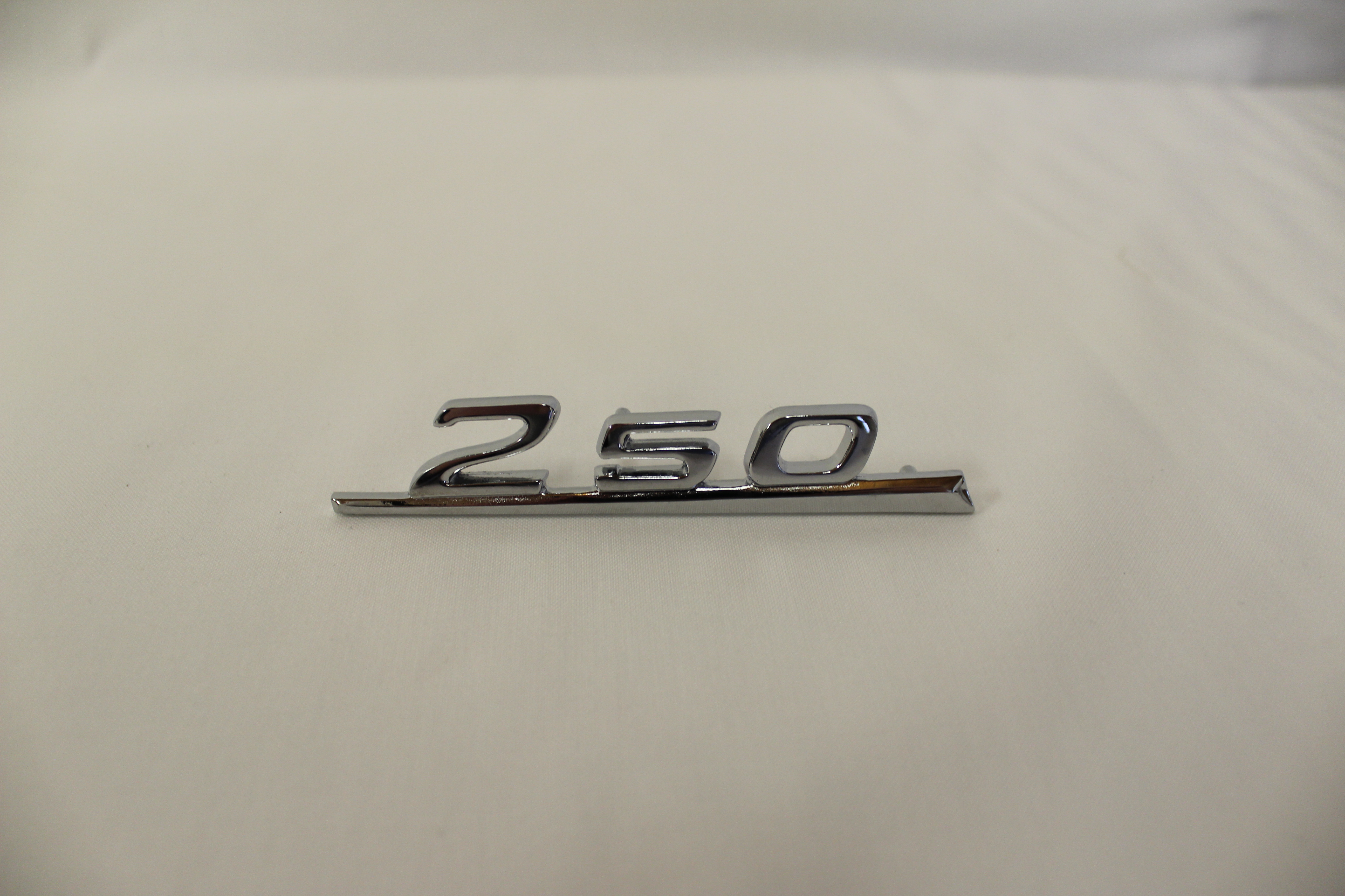250, ab BJ58, Schriftzug, verchromt