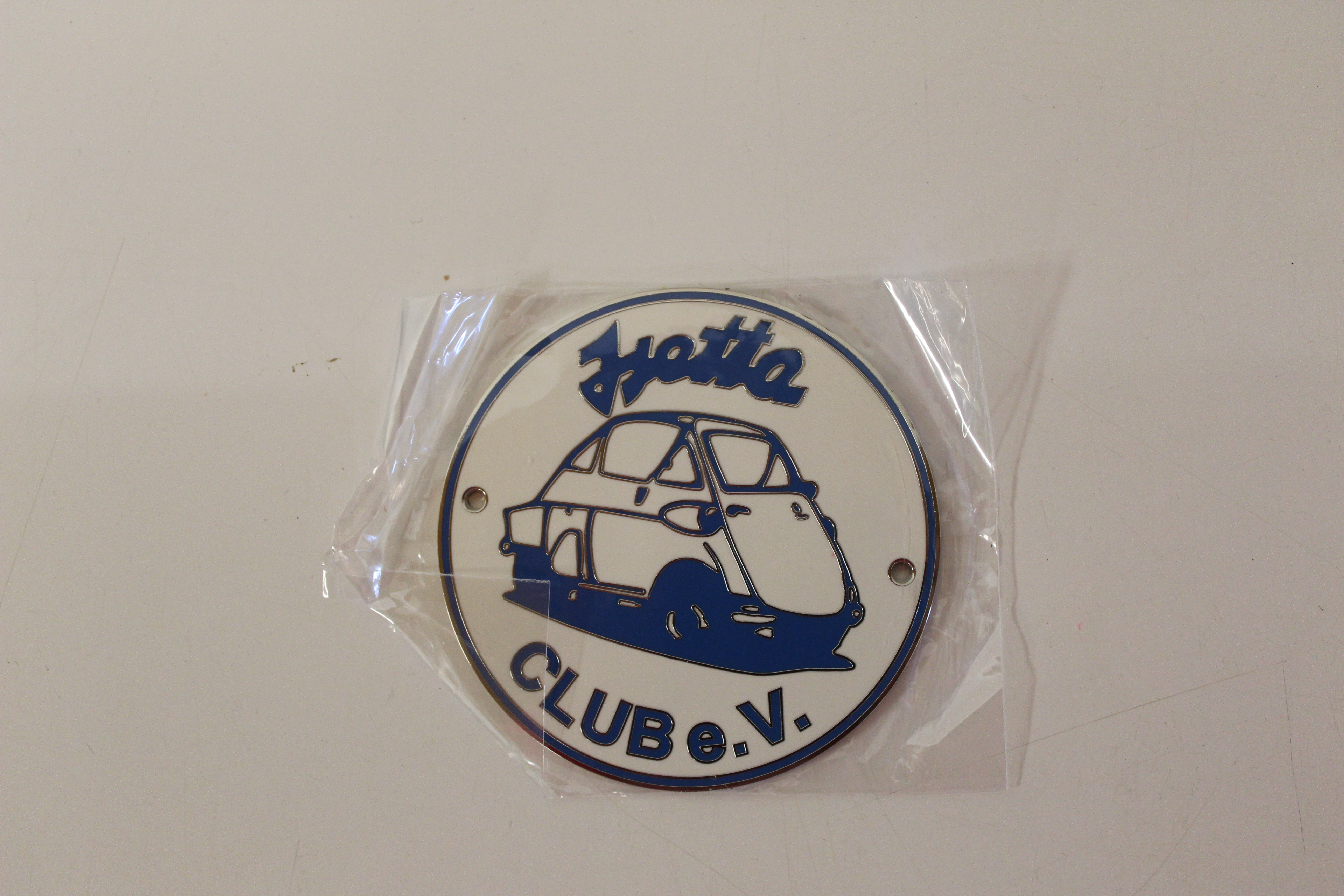 Plakette Isetta Club rund