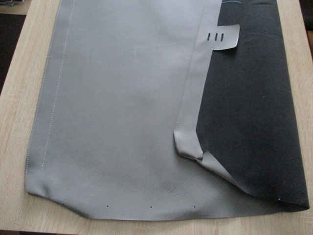 Verdeck, fertig genäht, grau, Export