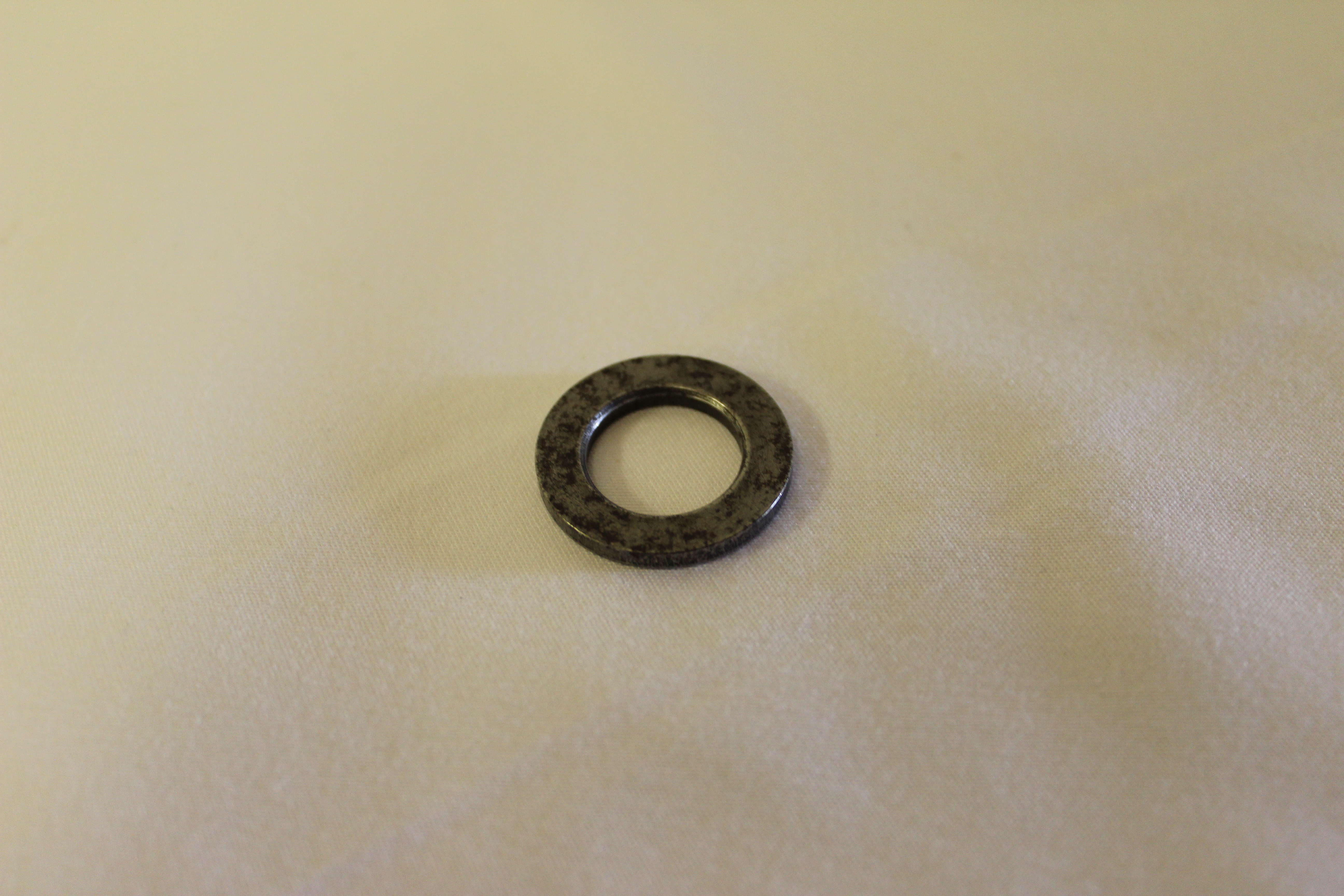 Scheibe auf der Lagerbüchse