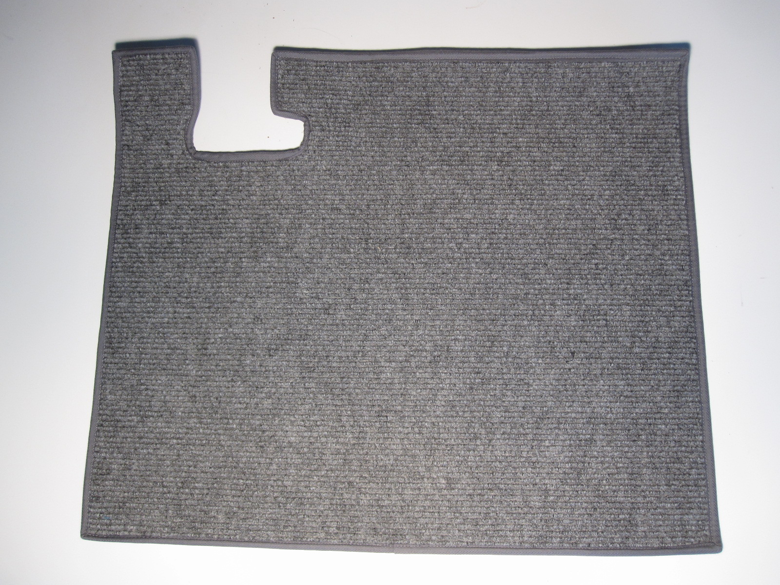 Fußmatte Teppich Silbergrau