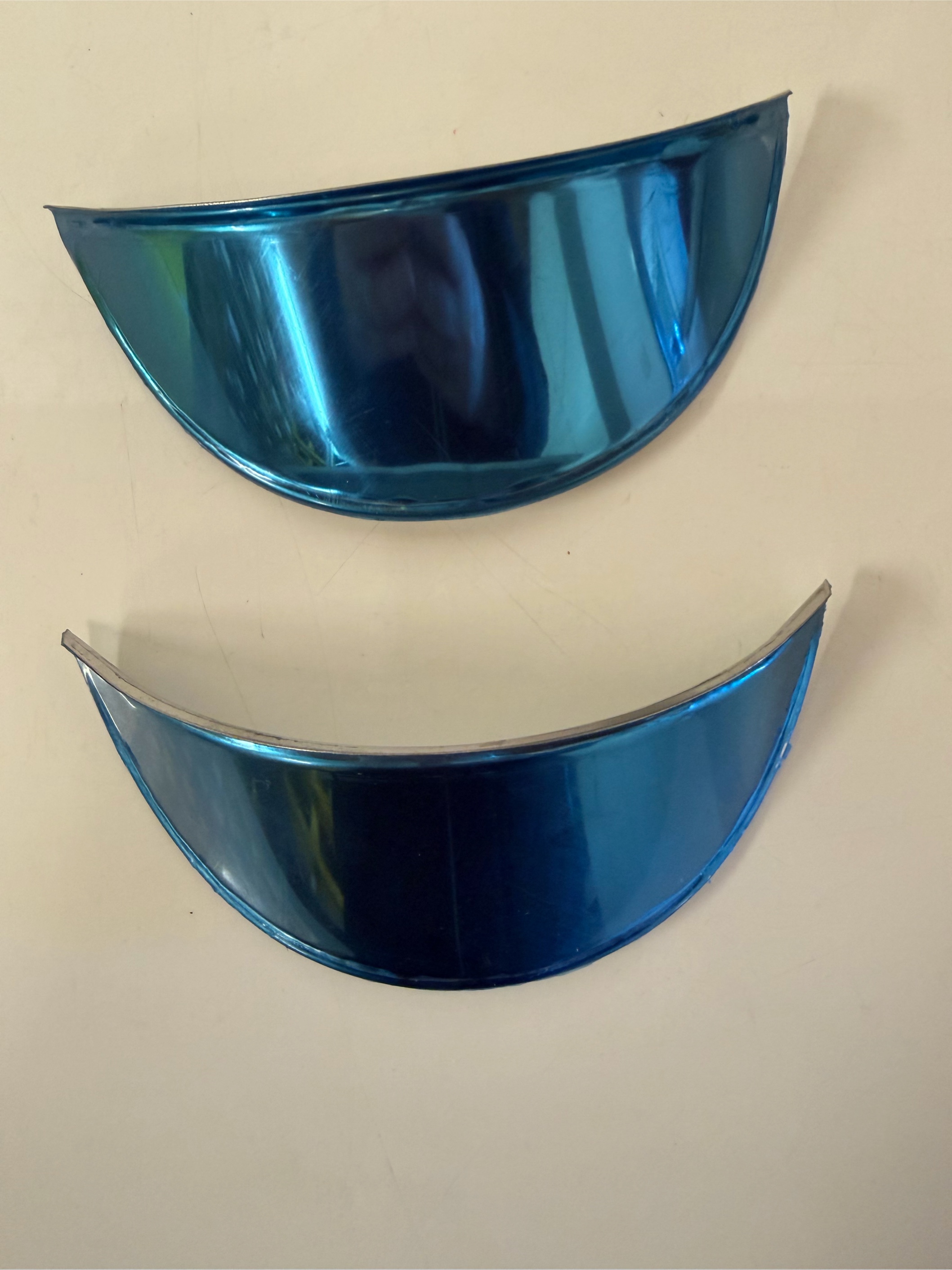 Scheinwerferschirmchen Edelstahl 2 Stück