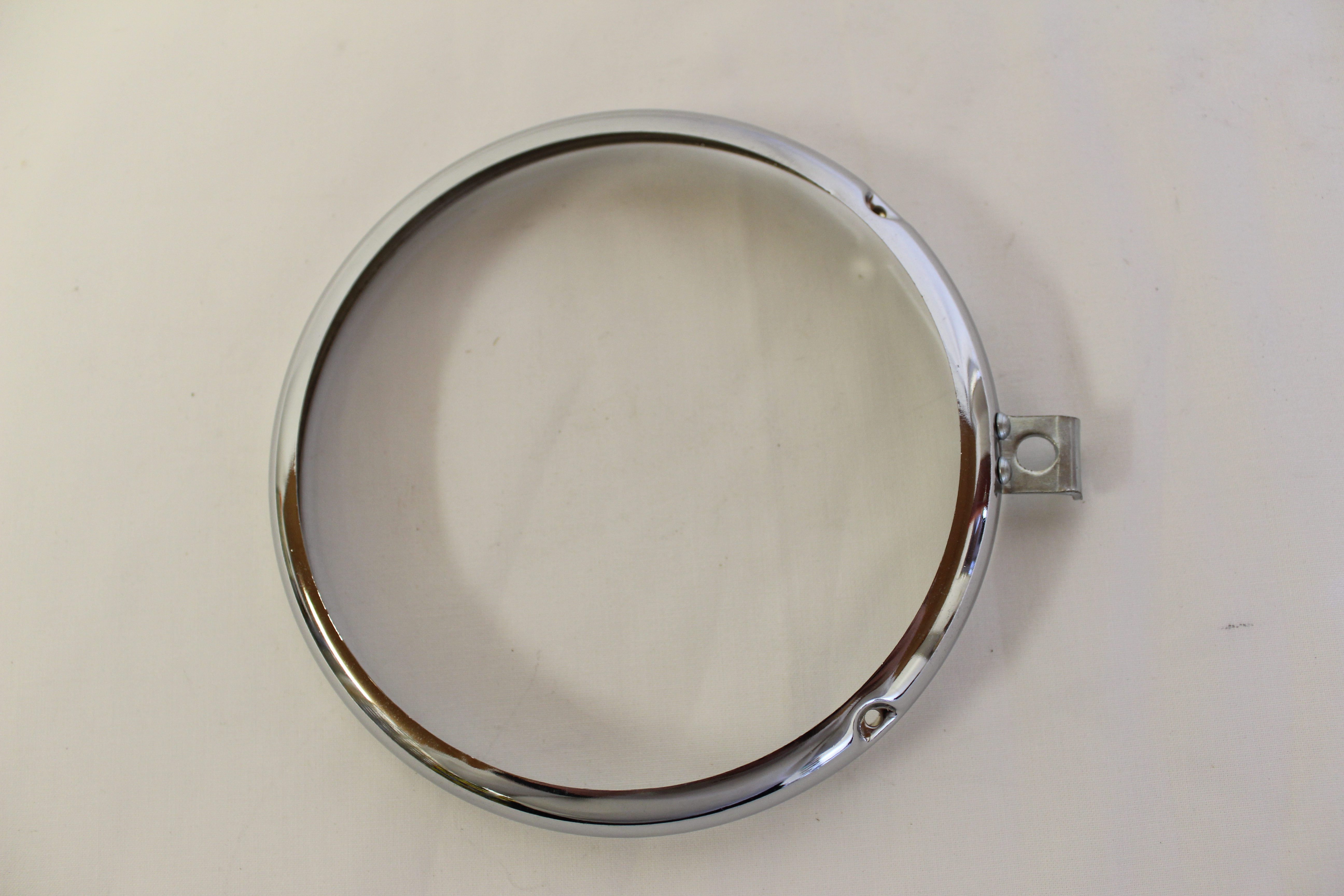 Frontring, verchromt, mit Schraube