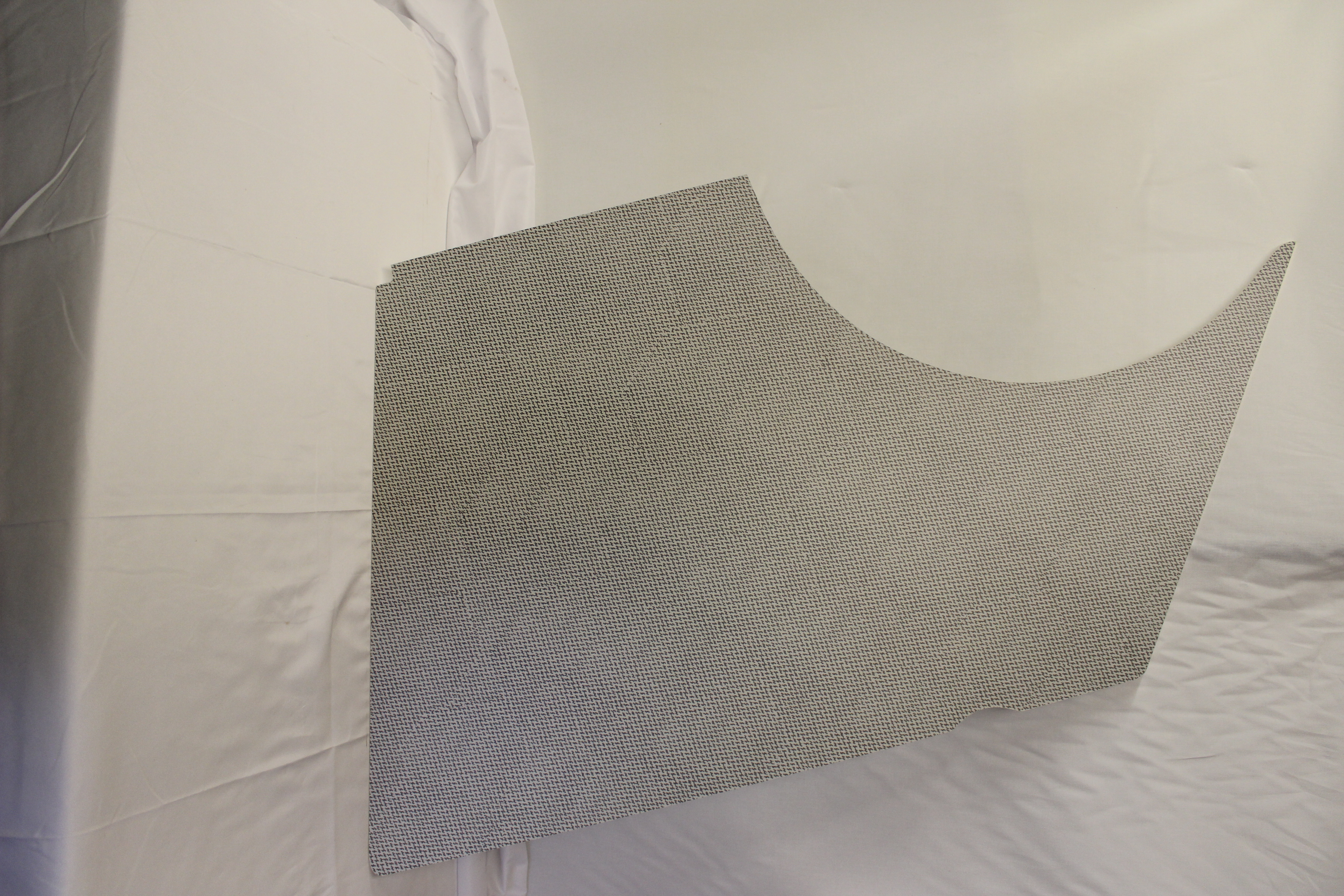 Innenverkleidung rechts Grau bedruckt